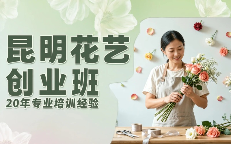 昆明花店花艺创业培训班