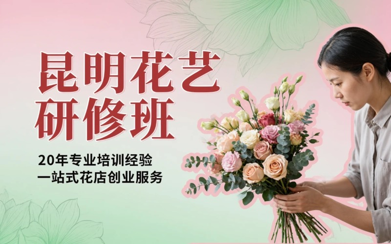 昆明花店花艺研修培训班