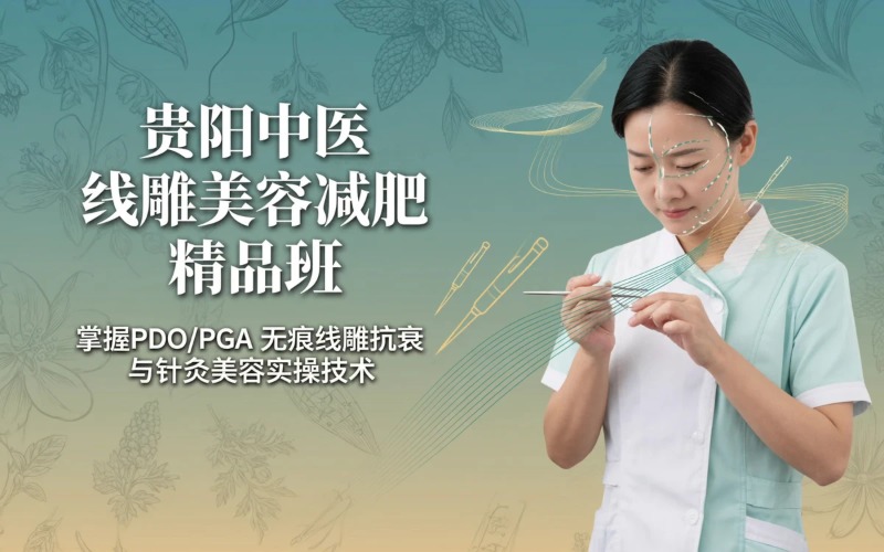 贵阳中医诊疗局部雕塑美容减肥与无痕线雕提升术精品培训班