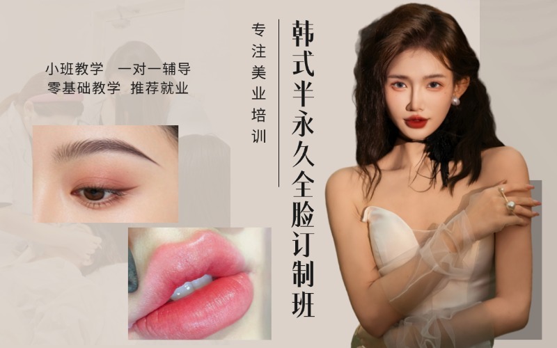 韩式半永久全脸订制班