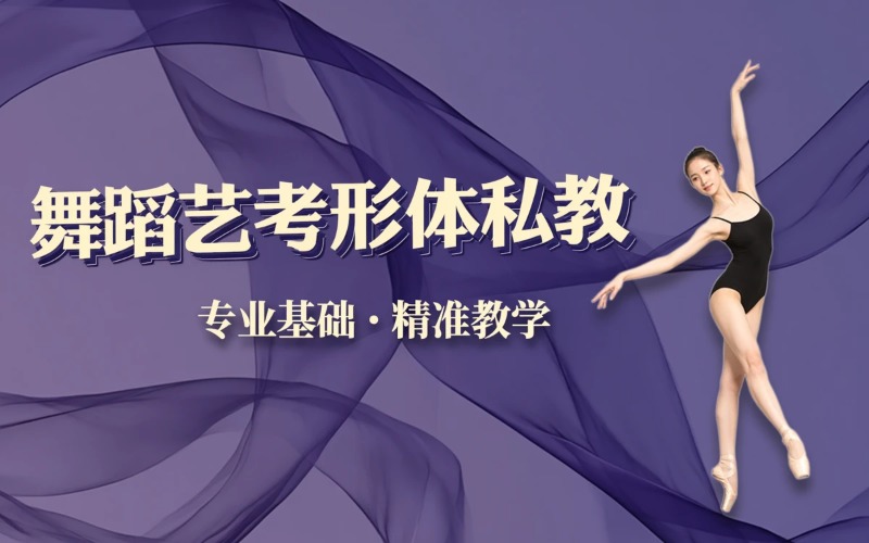 上海舞蹈艺考形体一对一私教定制课程