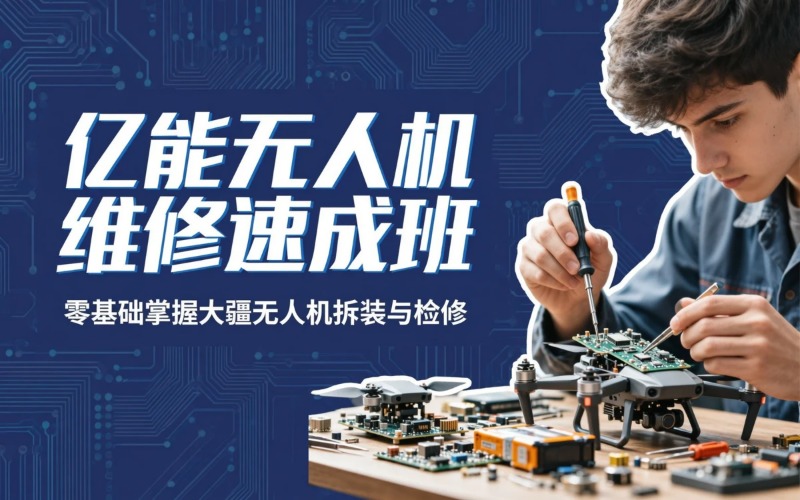 亿能无人机维修培训暑期速成班