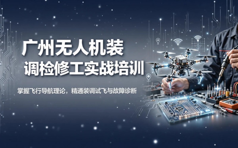 广州无人机装调检修工实战技能培训课程