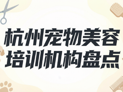 2026杭州宠物美容培训机构盘点：3家热门报读机构信息汇总