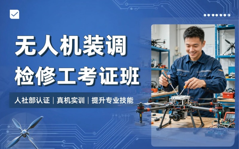 无人机装调检修工考证培训班
