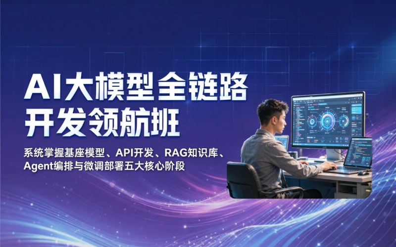 杭州AI大模型全链路开发领航就业班