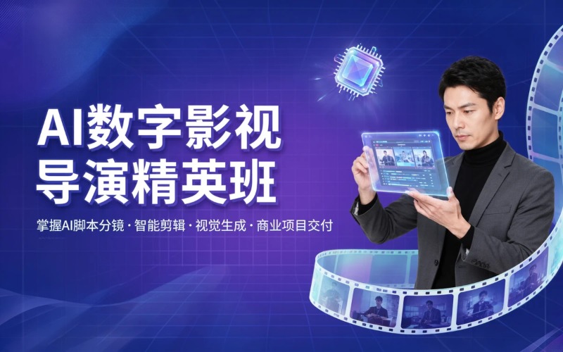 杭州AI数字影视导演精英就业班
