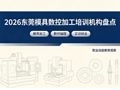 2026东莞模具数控编程加工培训机构盘点！15家机构信息全梳理
