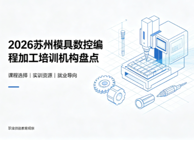 2026苏州模具数控编程加工培训机构盘点！8家机构信息全梳理