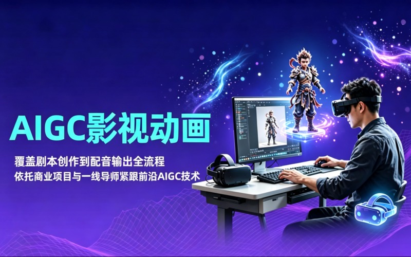 重庆AIGC影视动画培训课程