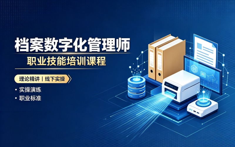 上海档案数字化管理师S培训课程