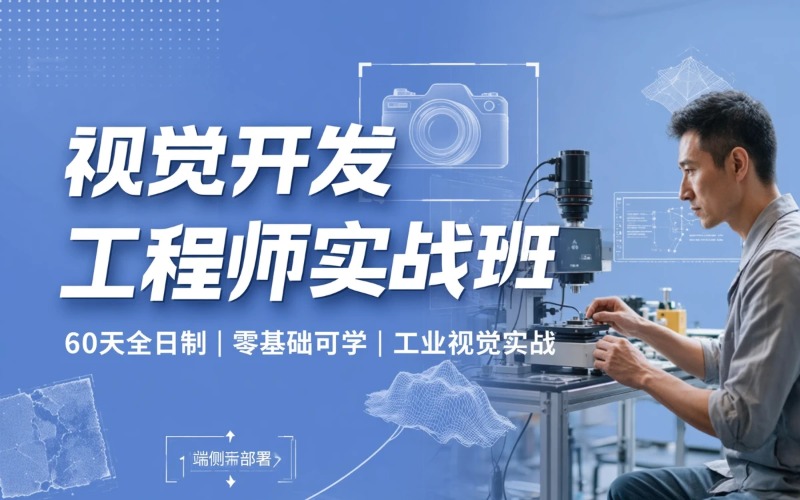 郑州计算机视觉方向视觉开发工程师培训班