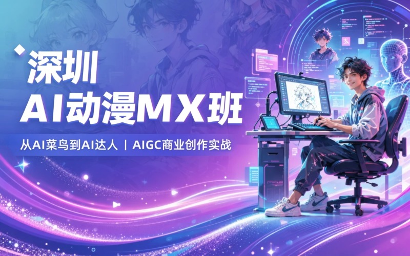 深圳AI动漫MAX培训班