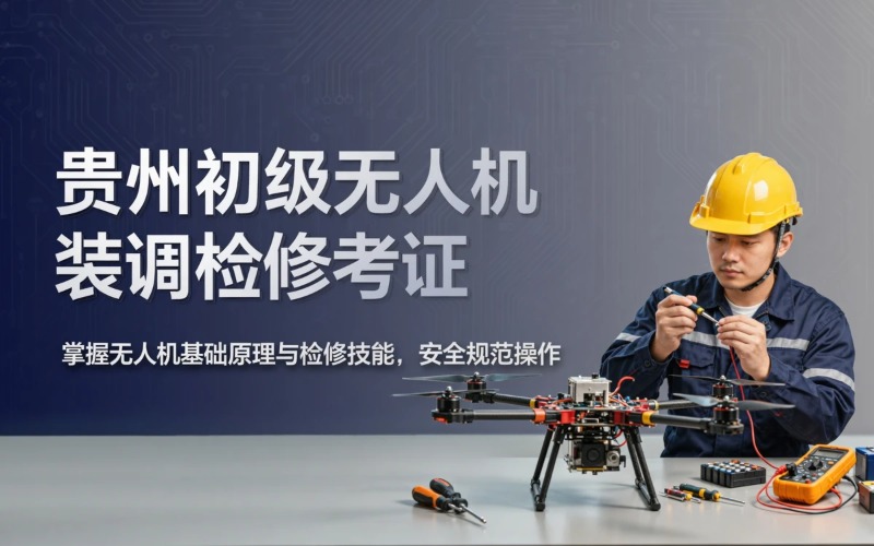 贵州初级无人机装调检修考证培训
