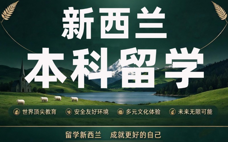 新西兰本科留学规划申请项目