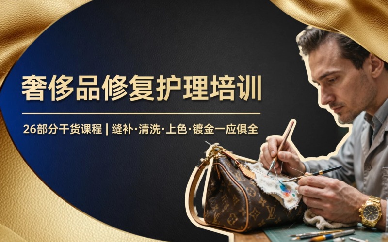 天津奢侈品修复护理培训课程