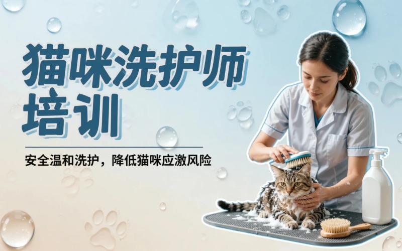 杭州宠物猫咪洗护美容师培训课程