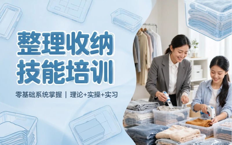 长春整理收纳技能培训课程