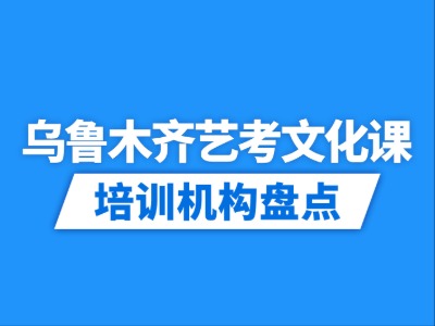 2026乌鲁木齐8家艺考文化课培训机构盘点