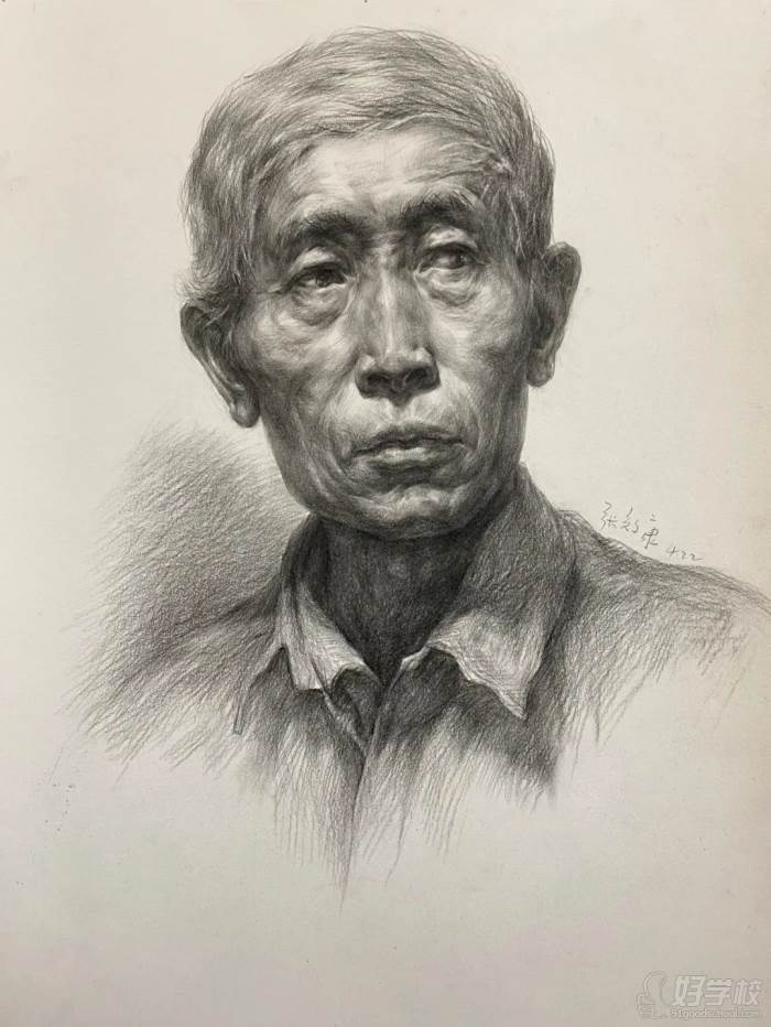 素描頭像五