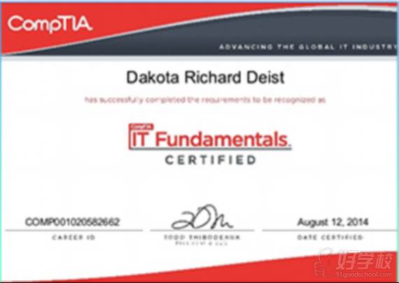 CompTIA IT Fundamentals证书认证