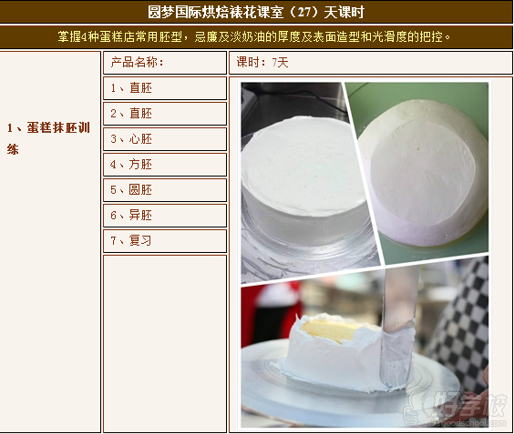 广州私房蛋糕创业全科班+面包烘焙全科班优惠组合套餐课程安排