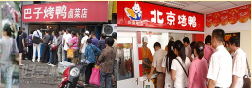 北京烤鸭门店展示