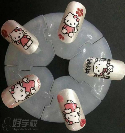 HelloKitty美甲作品